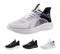 Men's Sports Shoes, Running Shoes, Hollow Slippers, Fitness Shoes, Breathable Trainers, Lightweight Trainers, Non-Slip Walking Shoes, Soft Trekking Shoes, Comfy Hiking Shoes, Cushioning, darkblue, 10