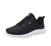 Men's Sports Shoes, Slip On Solid Color Walking Footwear Lightweight Soft Bottom Lounge Footwear Comfortable Outdoor Running Shoe Fashionable Indoor Fitness Sneakers Trendy Sport School Shoe White