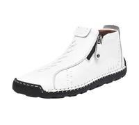 Men's Sports Shoes, Trainers, Lightweight Trainers, High Top Running Shoes, Jogging Shoes, Men's Shoes, Outdoor Shoes, Lightweight, Breathable, Trekking, Training Shoes, Non-Slip Walking Shoes, White