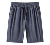 Mens Sports Shorts with Pockets 2023 Summer New Trend Wear Fast Dry Thin Leisure Sports Running Men and Women Fifth Shorts Basics Boxers (Grey, XXXL)