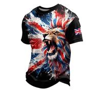 Mens Sports T Shirt Short Sleeve Lightweight Oversized Summer Cotton Tee Casual Graphic Printed Tee Tops Crewneck Summer Beach Hawaiian Vintage Shirt Workout Tops Shirts Training (#001 Black,6XL)