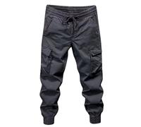 Men's Sports Trousers, Long Fashion Jogging Bottoms for Men, Sports Trousers, Casual Cotton Cargo Trousers, Multiple Pockets, Hiking Trousers, Long Men's Trousers, Men's Casual Trousers Pantolon,