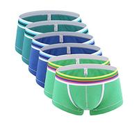 Men'S Sports Trunks Boxer Shorts Gents 6 Pieces Of Fashion Men'S Vertengle Underwear Underwear Men'S Vertical Pants Men'S Cotton Flat-Race Men'S Underwear Quality-A-17 (6 Pcs)_Xl