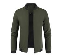 Men's Spring Autumn Casual Jackets Lightweight Bomber Jacket Outdoor Sports Thin Baseball Coats with Zipper Pockets Men's Lightweight Bomber Jackets Casual Jacket Spring Sports Windbreaker Jacket