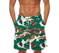 Mens Spring Summer Casual Shorts Pants Printed Sports Beach Pants with Pockets Beach Shorts Swim Shorts with Waterproof Pocket Gifts for Teachers Crew Promotion Sale Clearance