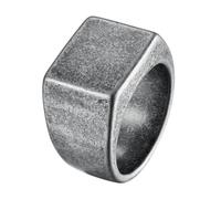 Men's Square Blank Signet Ring Stainless Steel Band 4 Colors Size 7-12 | Solid stainless steel polished finish 4 colors US size7-12 heavy weight