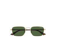 Men's Square Sunglasses Gold Green- male- MONTBLANC- Sunglasses- Yellow- 53 MM- Accessories 53 MM