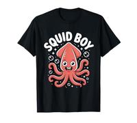 Mens Squid Boy Cute Funny Cartoon Sea Marine Creature Design T-Shirt