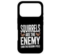 Mens Squirrels Are The Enemy Reason I Fell Shirt Dog Walker Case for iPhone 17 Pro