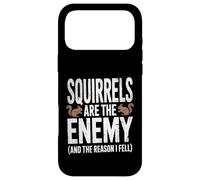 Mens Squirrels Are The Enemy Reason I Fell Shirt Dog Walker Case for iPhone 17 Pro Max