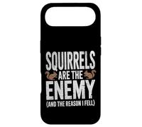 Mens Squirrels Are The Enemy Reason I Fell Shirt Dog Walker Case for iPhone Air