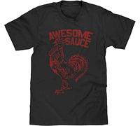 Men's Sriracha Hot Chili Awesome Sauce Vintage Retro 80S 90S Men T Shirt Black