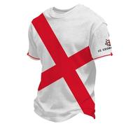 Men's St George Day England Flag Tee Saint George Patriotic Shirt English Pride Graphic Top
