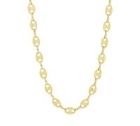 Men's Stainless Steel 6.5mm Flat Mariner Link Chain Necklace - Choice of Length and Color, Metal, No Gemstone