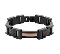 Men's Stainless Steel Cable Bracelets - Durable, Hypoallergenic with Carbon Fiber Inlay and Elegant Finishes- Choice of Sizes, metal, no gemstone