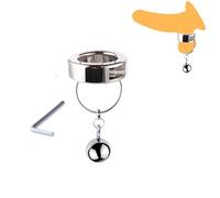 Men's Stainless Steel Gym Rings, Thin Weighted Rings-A359 (25mm)