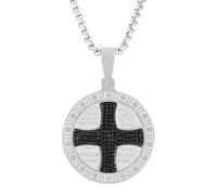 Men's Stainless Steel Religious Pendants - Diverse Spiritual Designs, Hypoallergenic, Robust Choice of Colors, Metal, No Gemstone