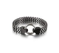 Men's Stainless Steel Wheat Chain Bracelet Personalised Bracelet Eco Packaging Small Gifts for Men, 230x12mm, Stainless Steel, No gemstone.