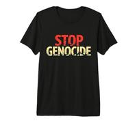 Mens Stand Against Injustice and Violence: Stop Genocide Premium T-Shirt