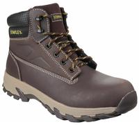 Mens STANLEY Work Boots Leather Safety Steel Toe Cap Hiking Shoes Trainers Size