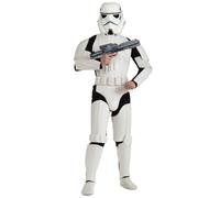 Mens Star Wars Stormtrooper Adult Fancy Dress Sci-Fi Movie Deluxe Costume White