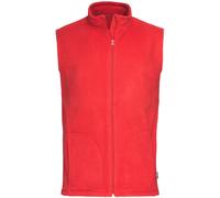 Mens Stedman ANTI PILL Polar Fleece Thick GILET Full ZIP Casual Warm Work Wear