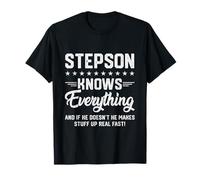Mens stepson Knows Everything Funny Vintage stepson T-Shirt