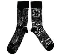 Mens Still Here Graffiti Scribble Black Socks UK 6-11 / Eur 39-45 / USA 7-12