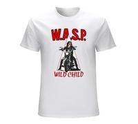 Men's Still W.A.S.P. Wild Men Heavy Metal Band Wasp Twisted Sister Unisex T-Shirts White L