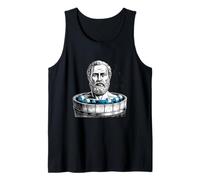 Mens Stoic Cold Plunge Philosophy Ice Bath Mindset Artwork Tank Top