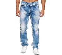 Men's Straight-Fit Stretch Jean Regular Fit Comfort-Waist Classic Basic Zip Fly Belt Loop Pants Stretch Denim Casual Streetwear Workwear Carpenter Jean with Pockets