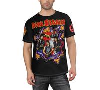 Men's Straits Rock Band Dire Classic T-Shirt Multi-Pattern Prints Crew Neck Short-Sleeve Unlock New Summer Streetwear Styles Casual Multicoloured M
