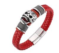 Men's Stretch Bracelet Charms Woven Bangle Personalised Bracelet Stainless Steel with Magnetic Clasp Men's Gifts, Faux, Without zirconia