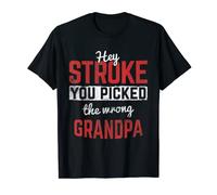 Mens Stroke Picked Wrong Grandpa Stroke Survivor T-Shirt
