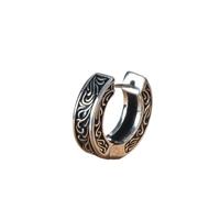 mens stud earrings,Classic Punk Vintage Pattern Engraved Gothic Ear Rounds Hoop Earrings For Men Women Fashion New Jewelry Gift Party Rock