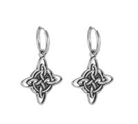 mens stud earrings,Retro Ethnic Style Irish Witchcraft Witch Knot Women's Earrings Celtic Knot Lucky Amulet Jewelry Gift