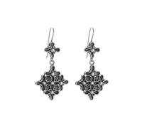 mens stud earrings,Retro Personality Bohemian Splicing Jasmine Knot Pendant Earrings Women's Trendy Prom Versatile Jewelry