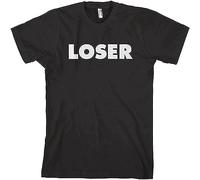 Men's Sub Pop Loser Black Men T Shirt w Logo Professionally Made and Printed!