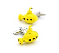 Men's Submarine Cufflinks Quality Brass Material Yellow Color U boat Cuff Links