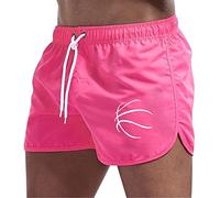 Men's Summer Beach Shorts - Quick Dry Swimming Trunk, Adjustable Drawstring Swim Short for Mens Large Size, Outside Holiday Board Pants, Stylish Casual Swimwear