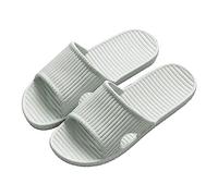 Men's Summer Beach Slippers Slide Comfortable Breathable Non-Slip, Mint Green, 4 UK