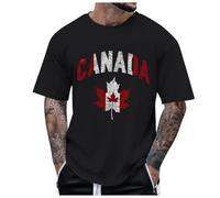 Men's Summer Canada Tee Shirts for Men Canada 51St State Cute Casual Gym Tops 2025 Canadian T Shirts Loose Fit Going Out Graphic Vintage Tshirt Trendy Canada is Not for Sale Mens Black