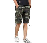 Men's Summer Cargo Shorts Cotton Casual Loose Relaxed Military Style Combat Cargo Camo Shorts Bermuda Shorts Multi Pockets,Army Green,30