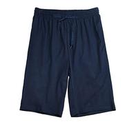 Men's Summer Casual Fashion Solid Color Shorts Drawstring Shorts Long Compression Shorts Men Mens Elastic Waist Shorts for Seniors Blue