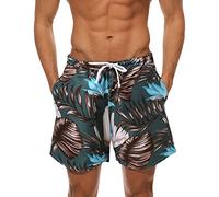 Men's Summer Fashion Short Pants Casual Printed Short Floral Beach Splicing Fashion Pants Shorts Beach Shorts Men Swimming Trunks Boys Christening Gifts for Boys Exploring Bargains of The Day Sale