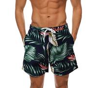 Men's Summer Fashion Shorts Pant Casual Loose Short Printed Floral Beach Casual Pants Shorts Beach Wear Swim Shorts Mens Graduation Gifts Expedition Bargains of The Day Sale