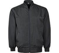 Mens Summer Jacket Lightweight Polyester Material Bomber Style Fully Lined (Medium, Black)