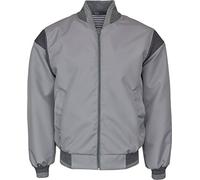 Mens Summer Jacket S to 5XL Lightweight Polyester Material Bomber Style Fully Lined (xx-Large, 2 Tone Grey)