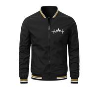 Mens Summer Jackets Lightweight Track Jackets, Simple Chic Neat Windproof Outdoor Spring and Summer Transition Classic Fashion Utility Style Versatile Outerwear for Daily Wear