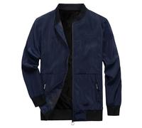 Mens Summer Jackets Smart Casual Sports Jacket, Simple Chic Neat Windproof Outdoor Capable and Elegant Anti-Wrinkle Wear-Resistant Just Needed In the Transition Season